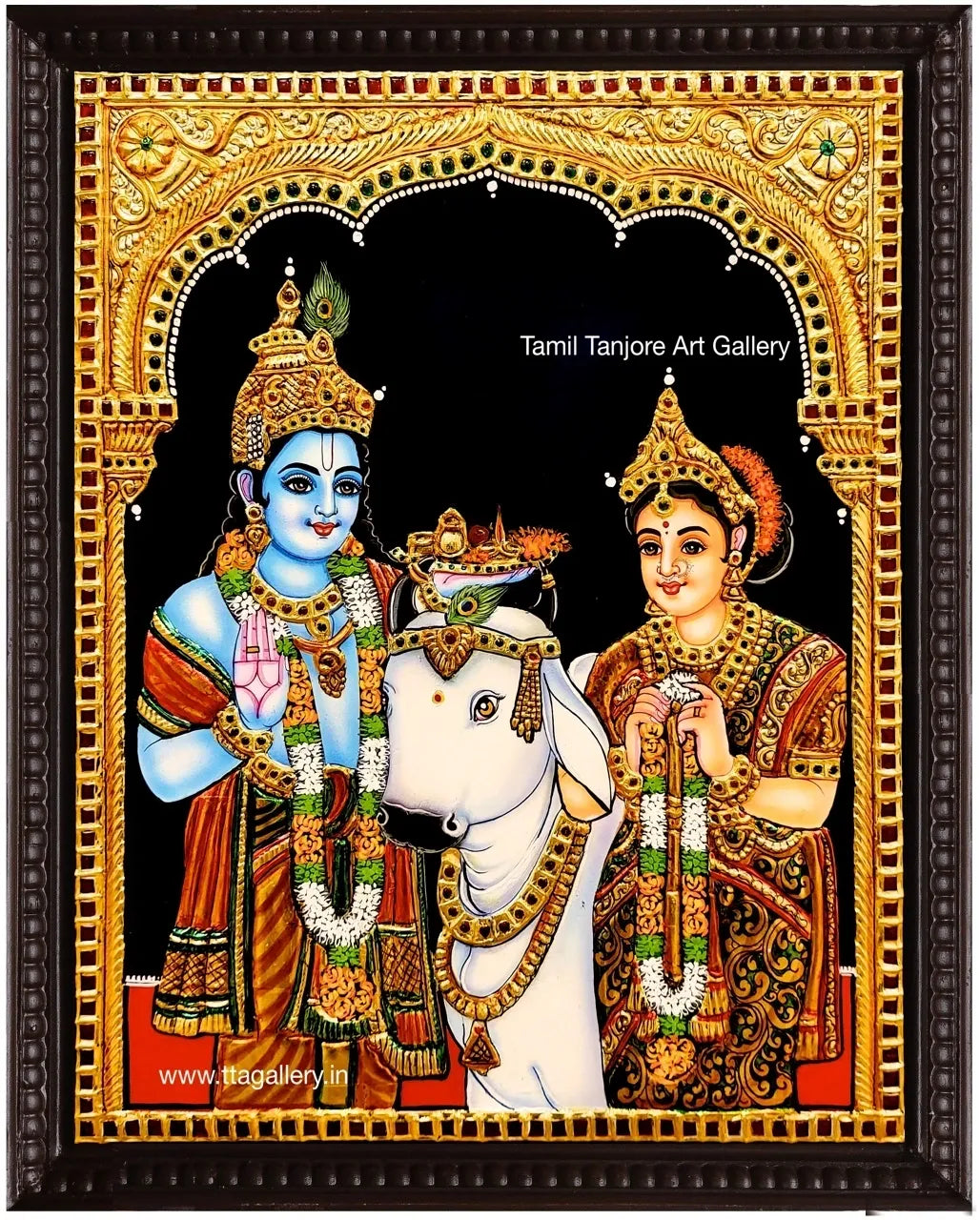 Radhe Krishna Tanjore Painting
