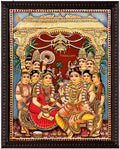 Rukmini Kalyanam Tanjore Painting