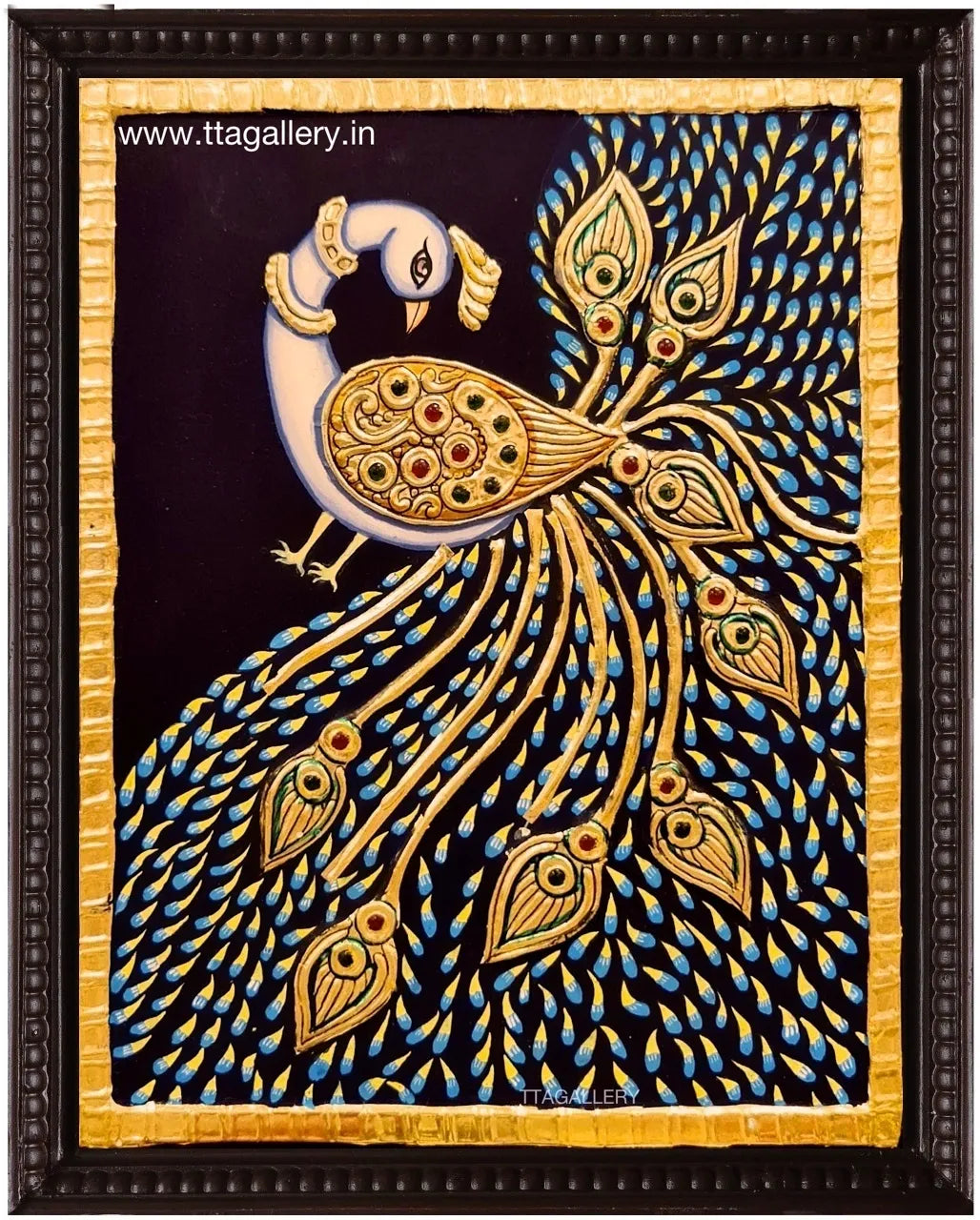 Peacock Tanjore Painting