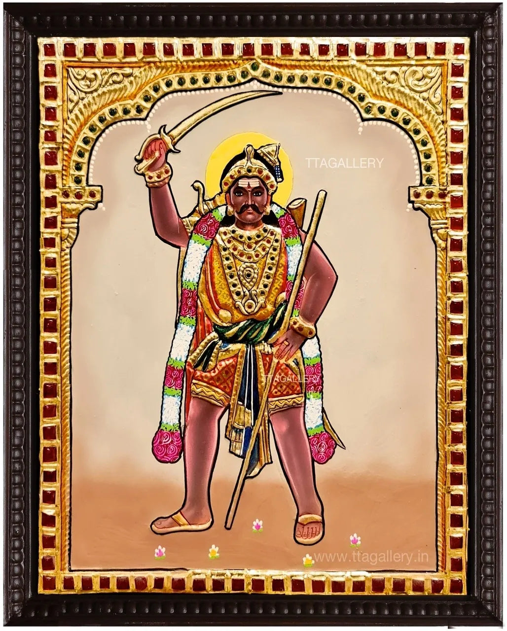 Muneeswaran Tanjore Painting