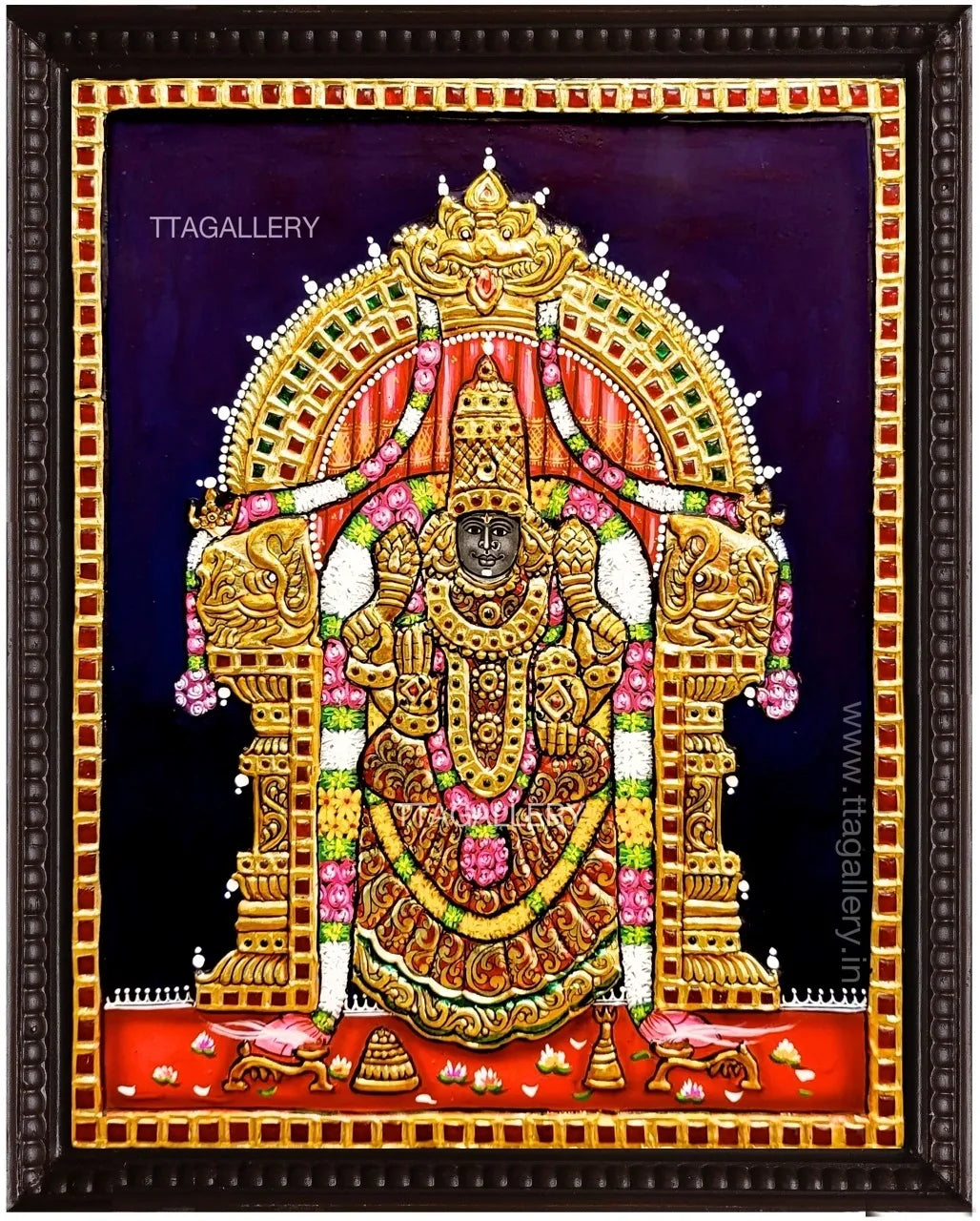 Padmavathy Traditional Tanjore Painting