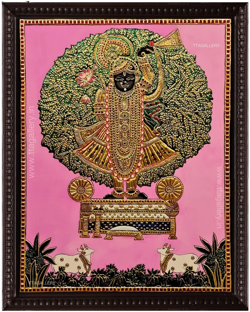 Shreenath Ji Tanjore Painting