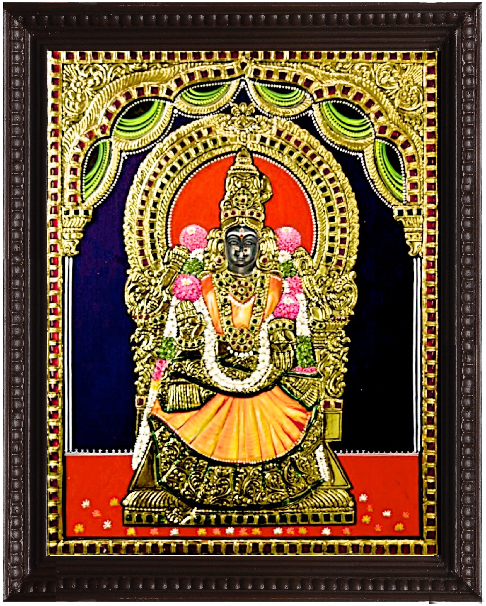 Kamakhya Devi Tanjore Painting
