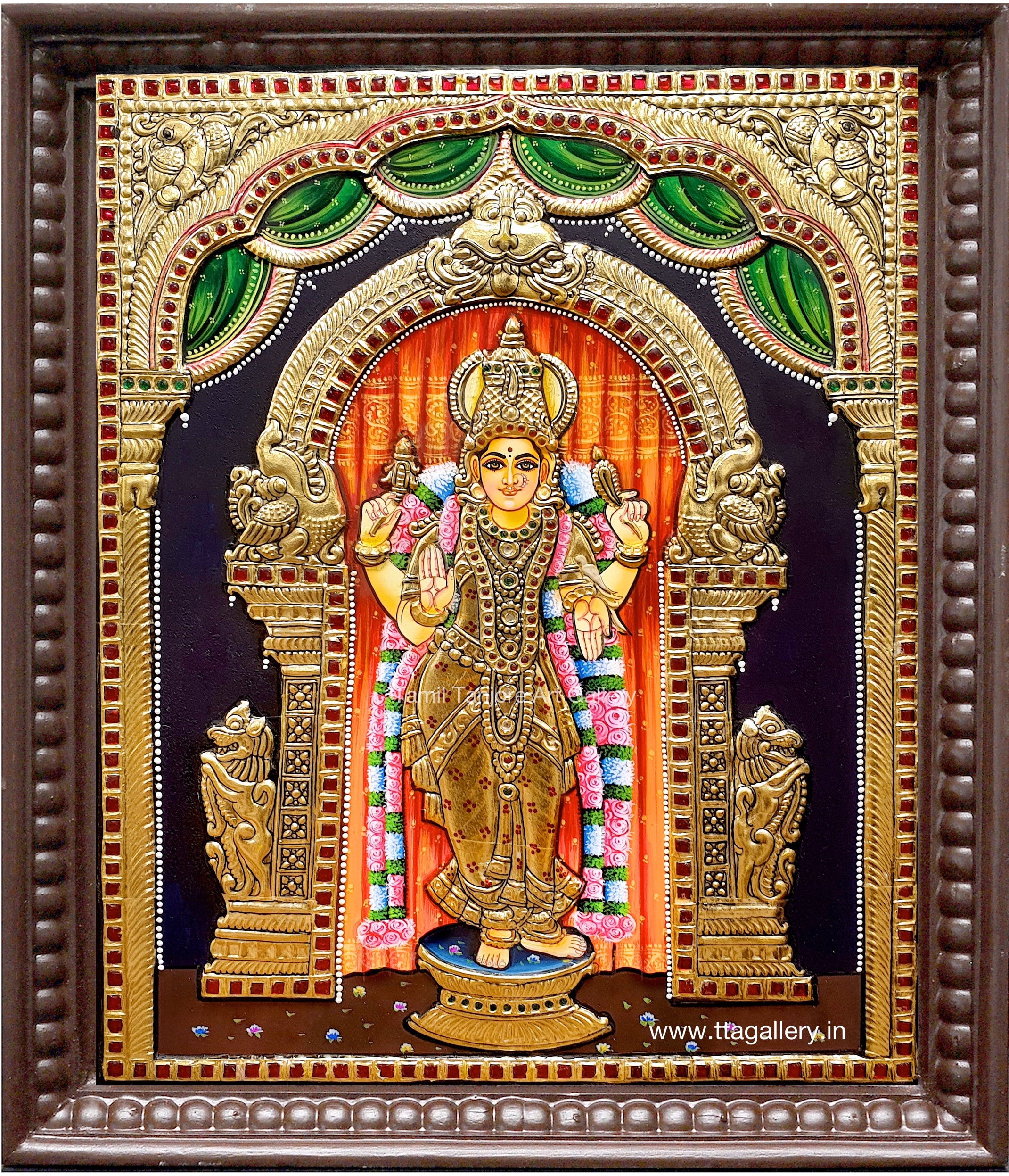 Kannika Parameshwari Tanjore Painting