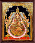Veera Lakshmi Tanjore Painting