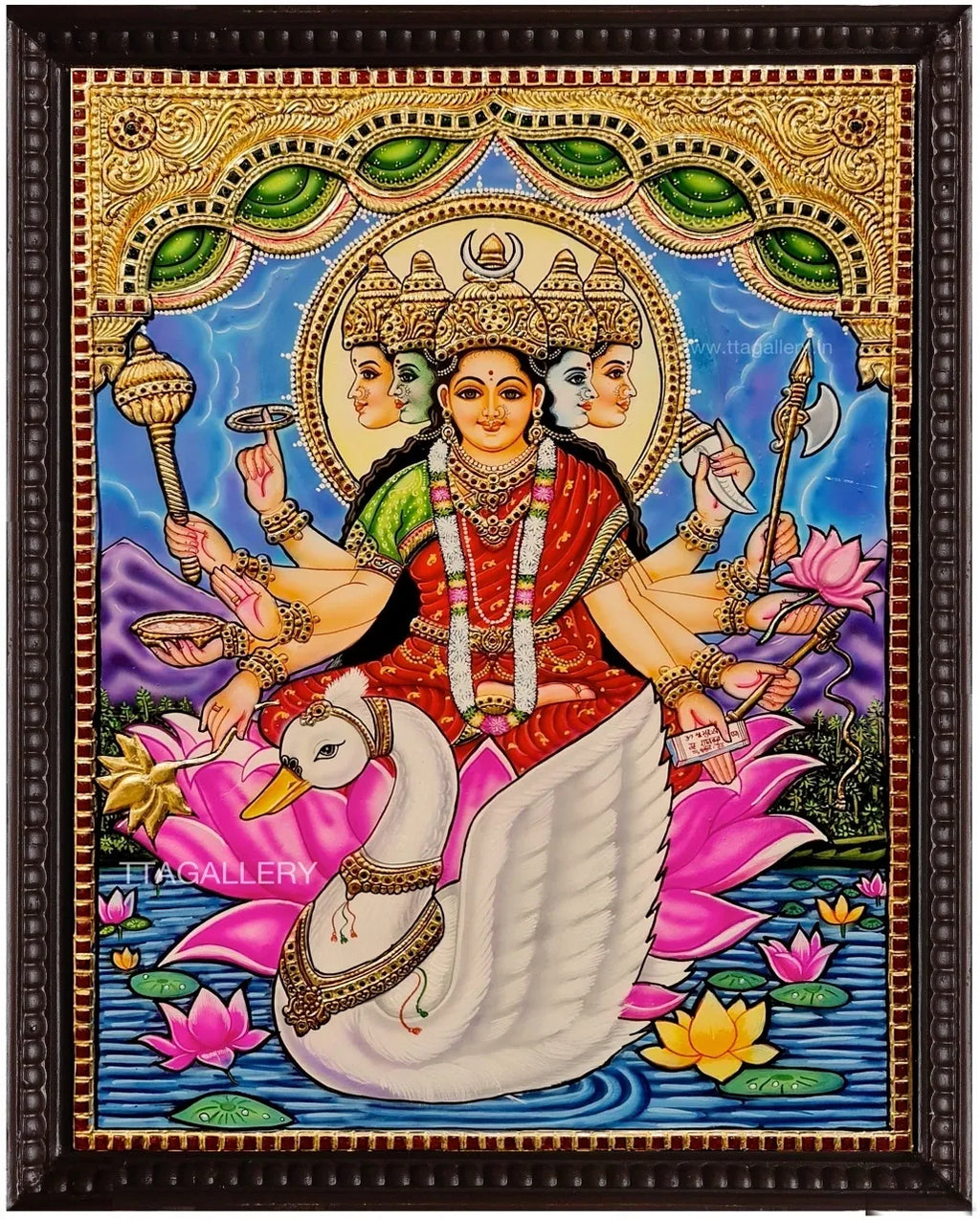 Gayathri Traditional Tanjore Painting