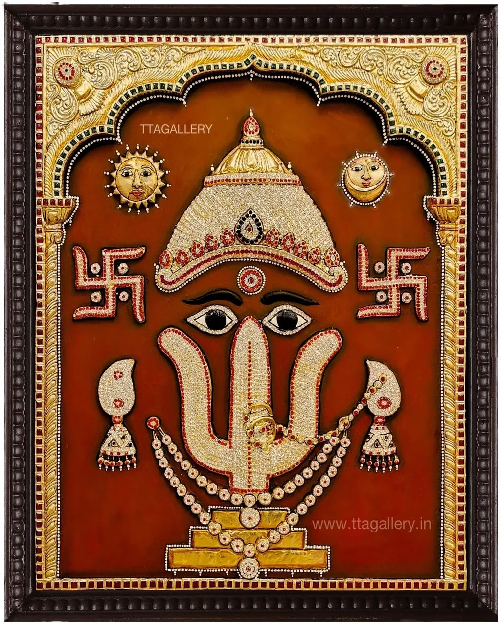 Sri Rani Sati Dadi 3D Tanjore Painting