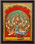 Murugan Valli Deivanai Tanjore Painting