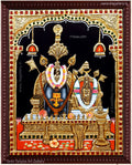 Paadi Sri Igguthappa Swamy Tanjore Painting
