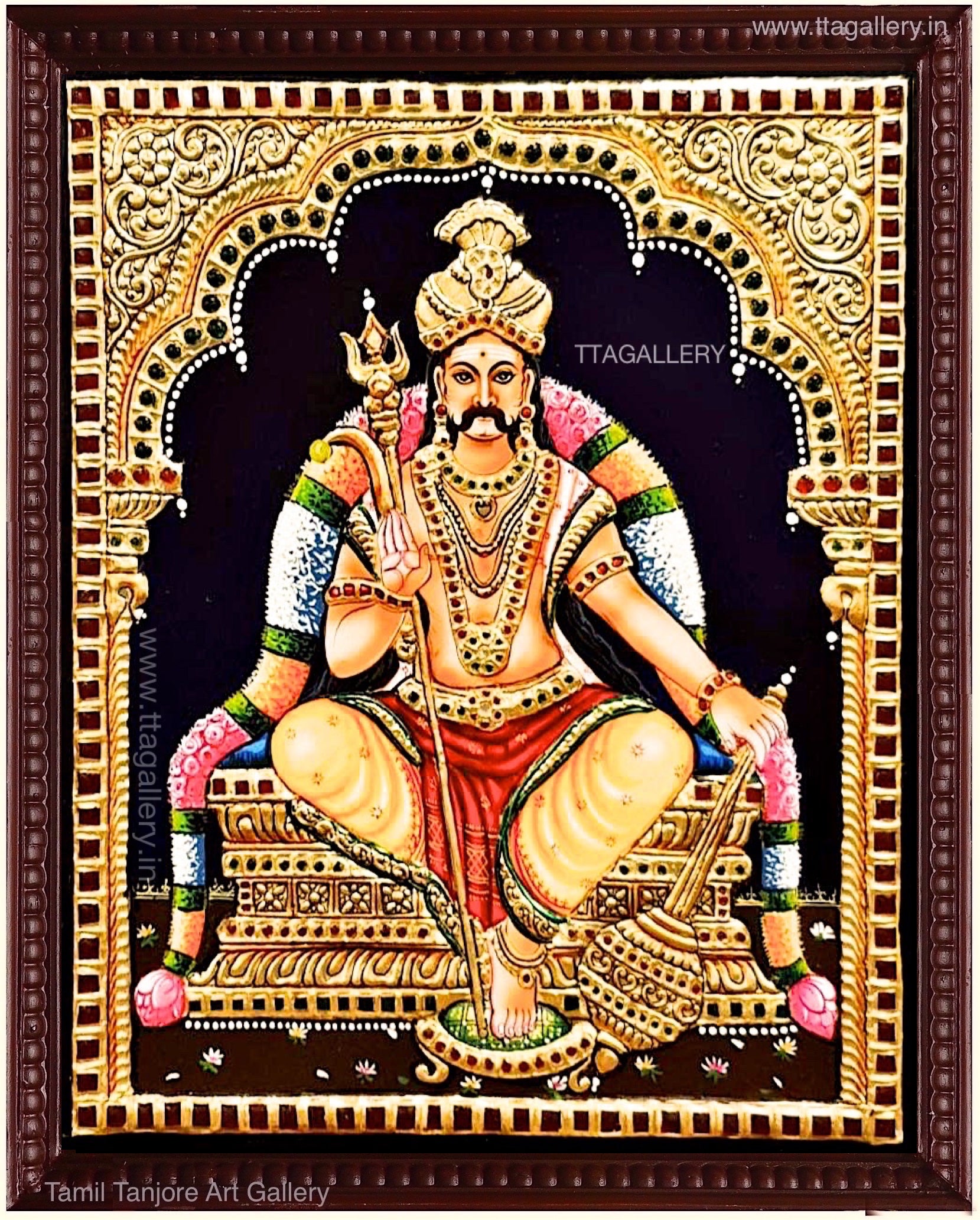 Muneeswarar Tanjore Painting