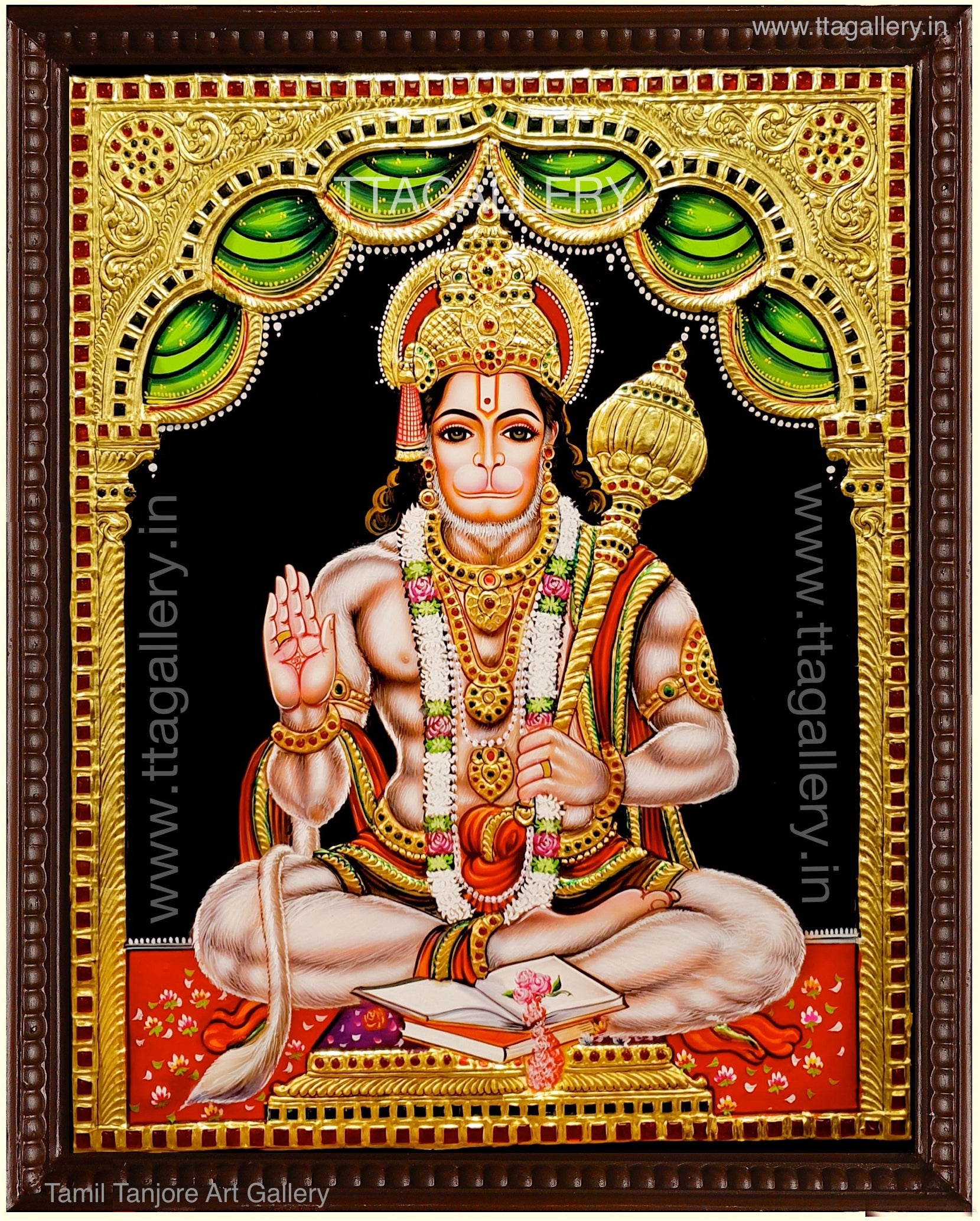 Hanuman Tanjore Painting