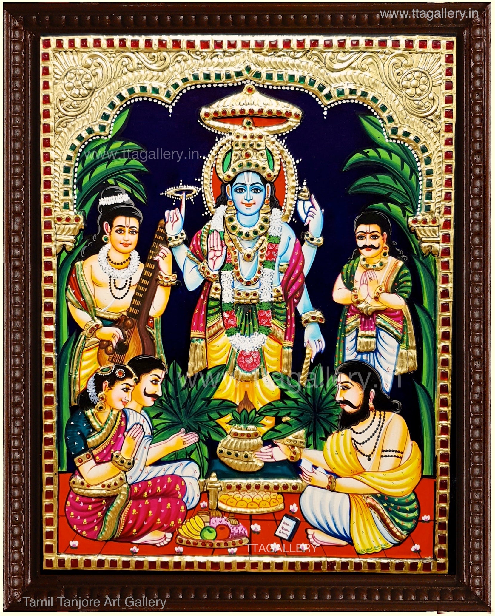 Sathya Narayana Tanjore Painting