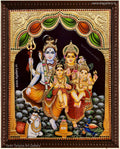 Shiva Family Tanjore Painting