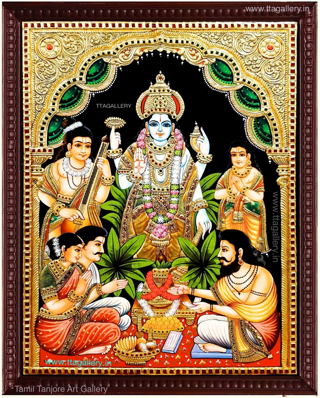 Sathya Narayana Tanjore Painting