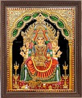 Samayapuram Mari Amman Tanjore Painting
