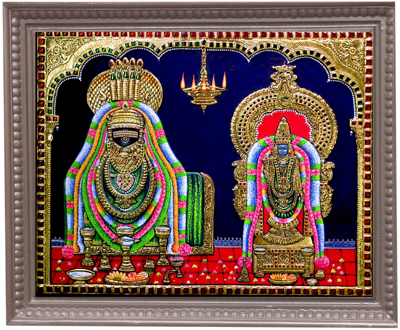 Annamalai Unnamalai Tanjore Painting