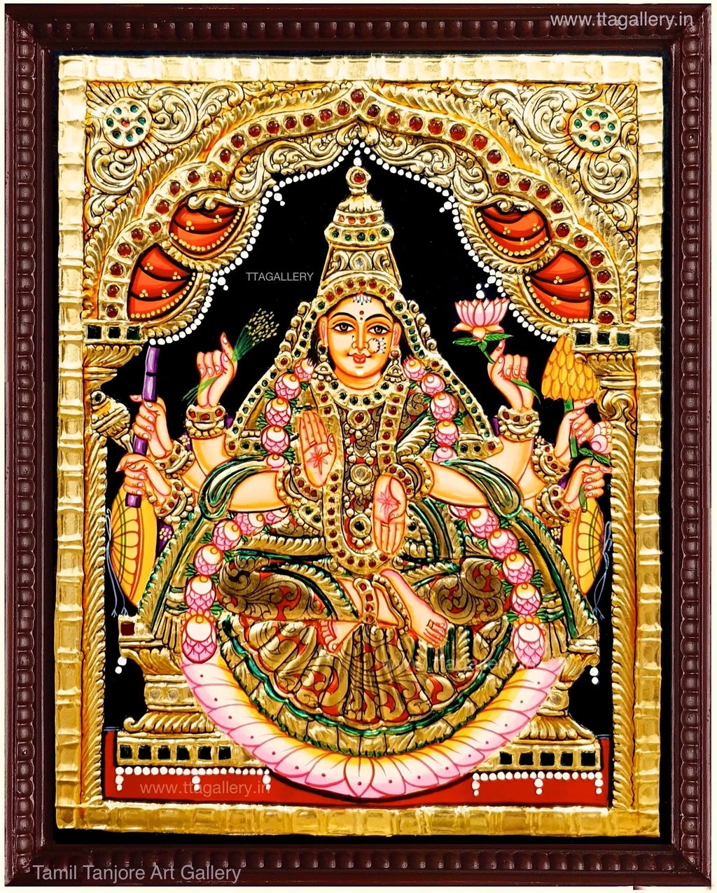 Ashta Lakshmi Set 8 Tanjore Painting