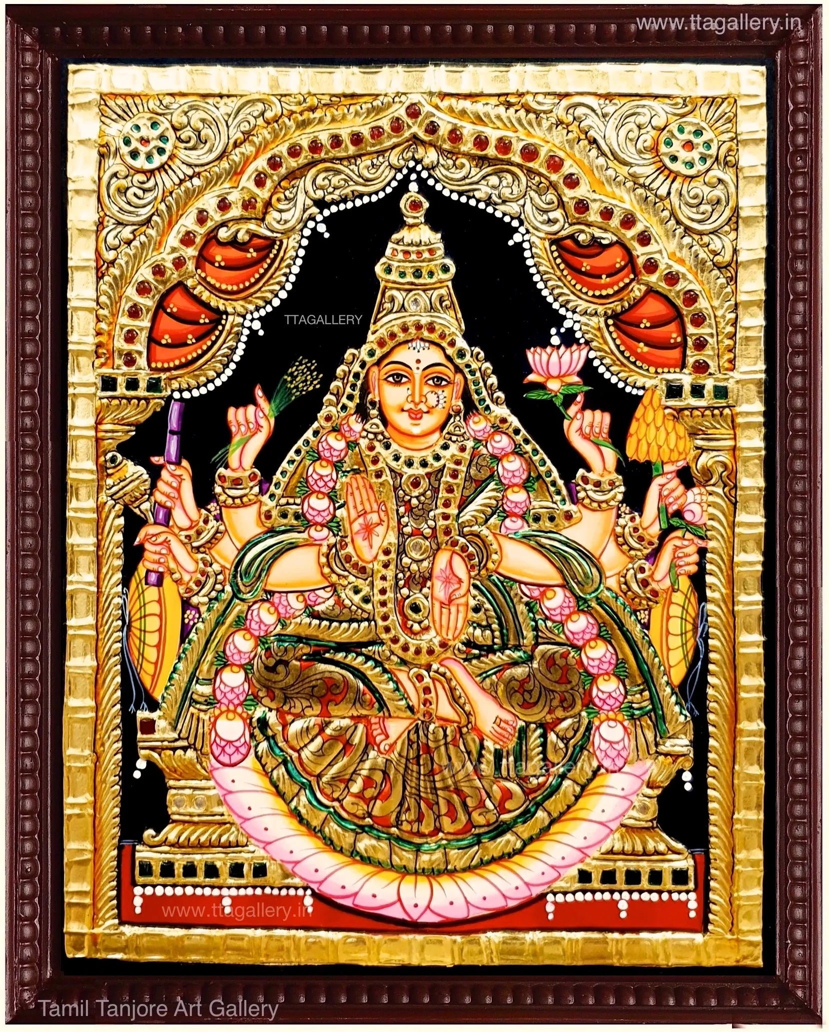 Ashta Lakshmi Set 8 Tanjore Painting