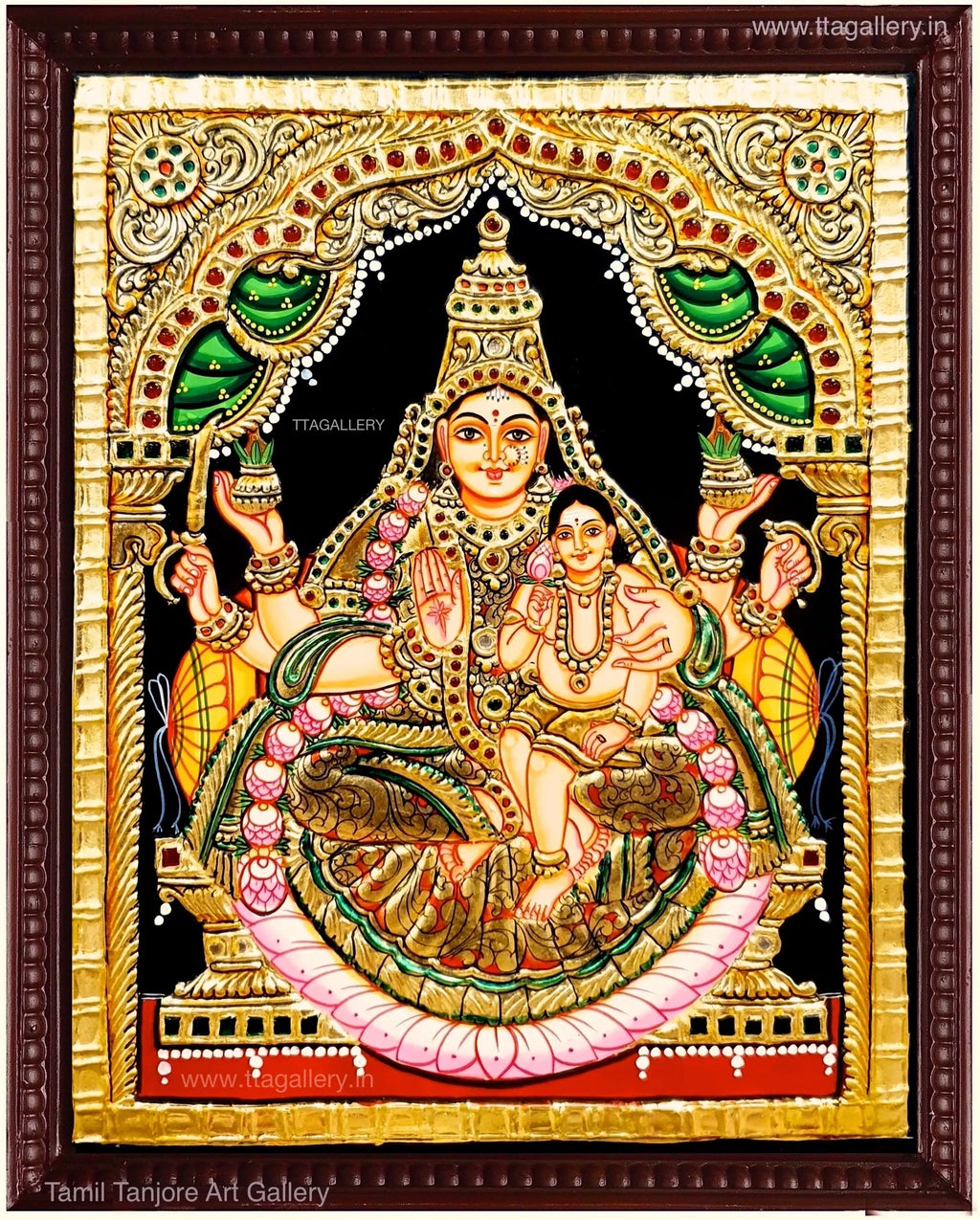 Ashta Lakshmi Set 8 Tanjore Painting