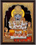 Mallana Swamy Traditional Tanjore Painting