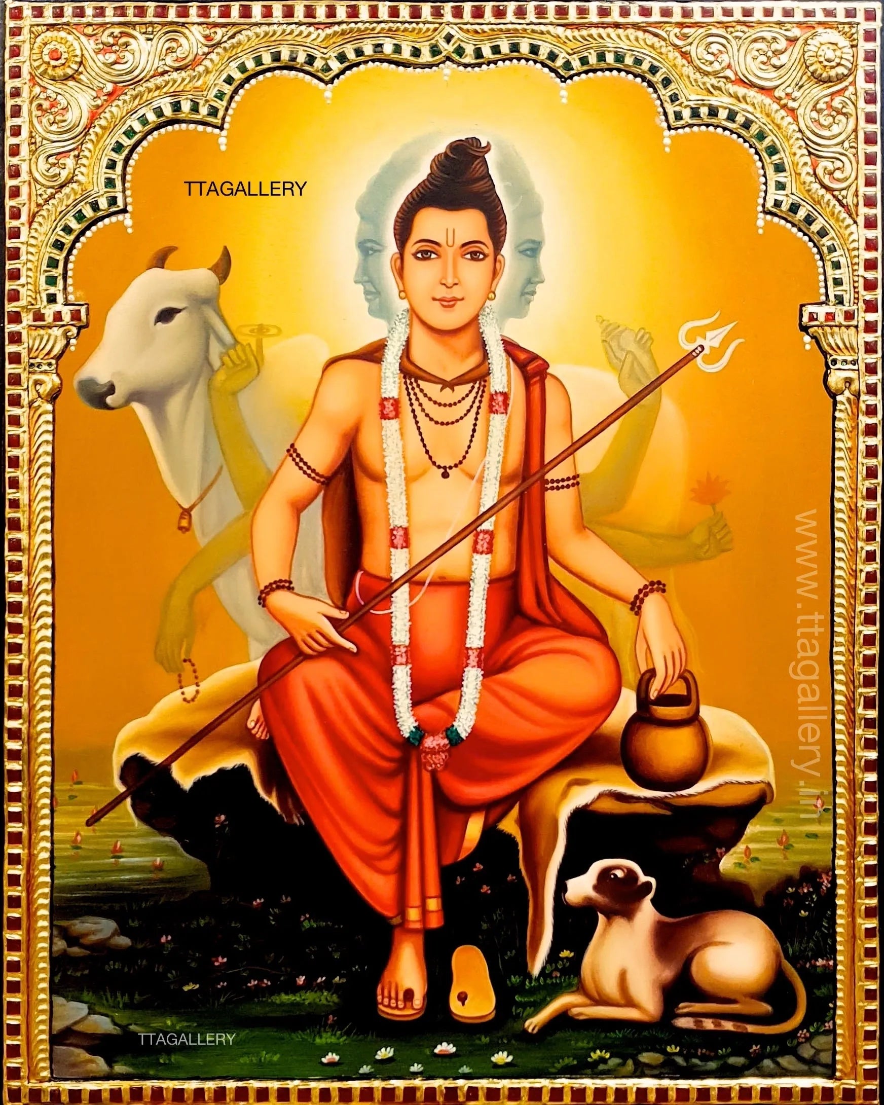 Dattatreya Tanjore Painting