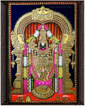 Balaji With AD Stones Tanjore Painting