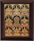 Lord Balaji with Ashtalakshmi Tanjore painting