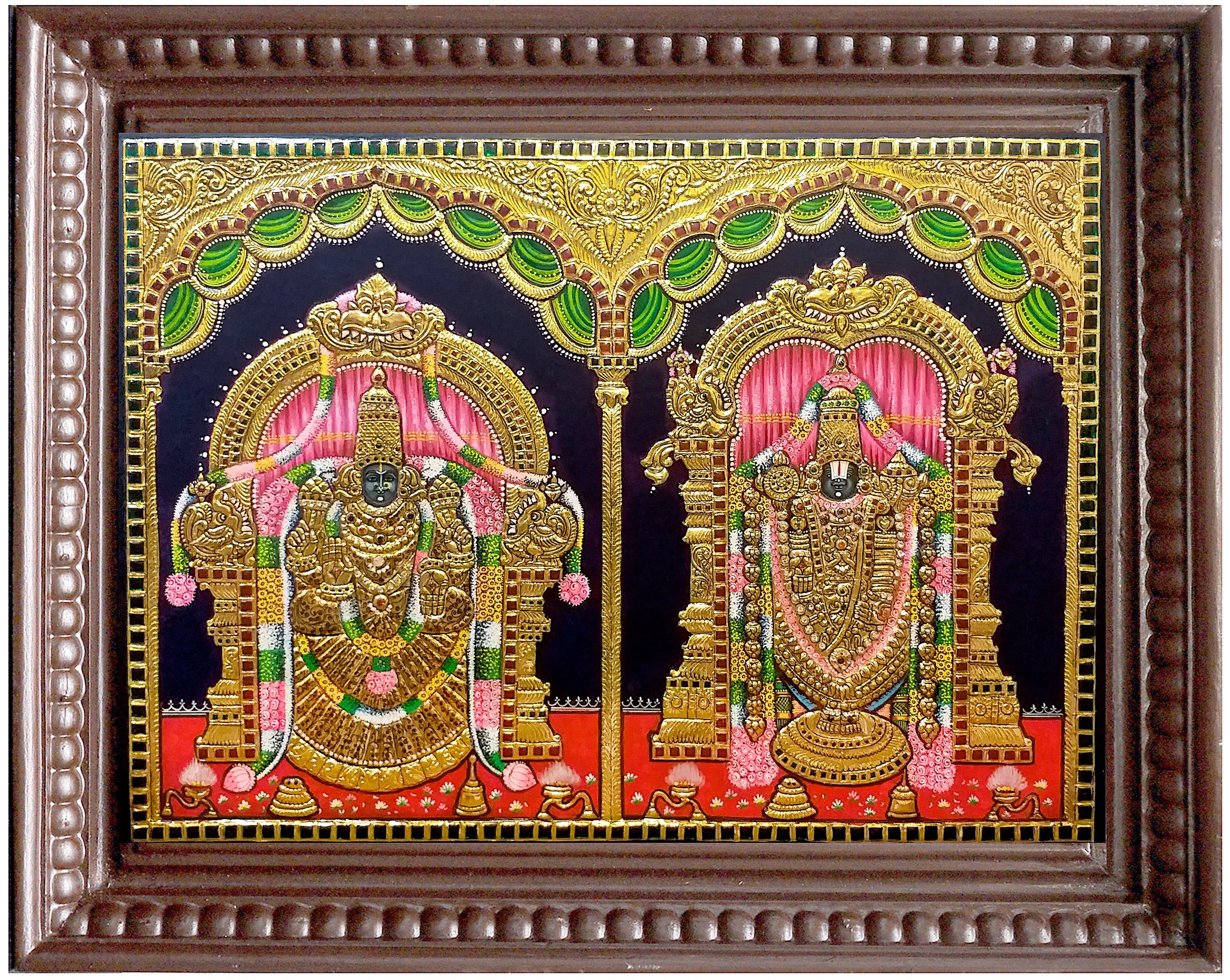 Balaji Padmavathi Gold Tanjore Painting