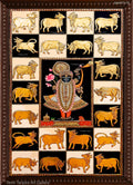 Sreenath JI with Kamadhenu Tanjore Painting
