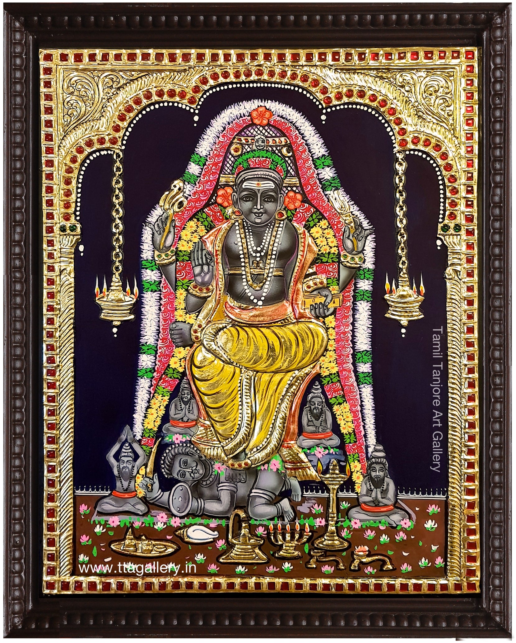 Dhakshinamurthy Tanjore Painting