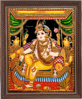 Dharbar Krishna Tanjore Painting