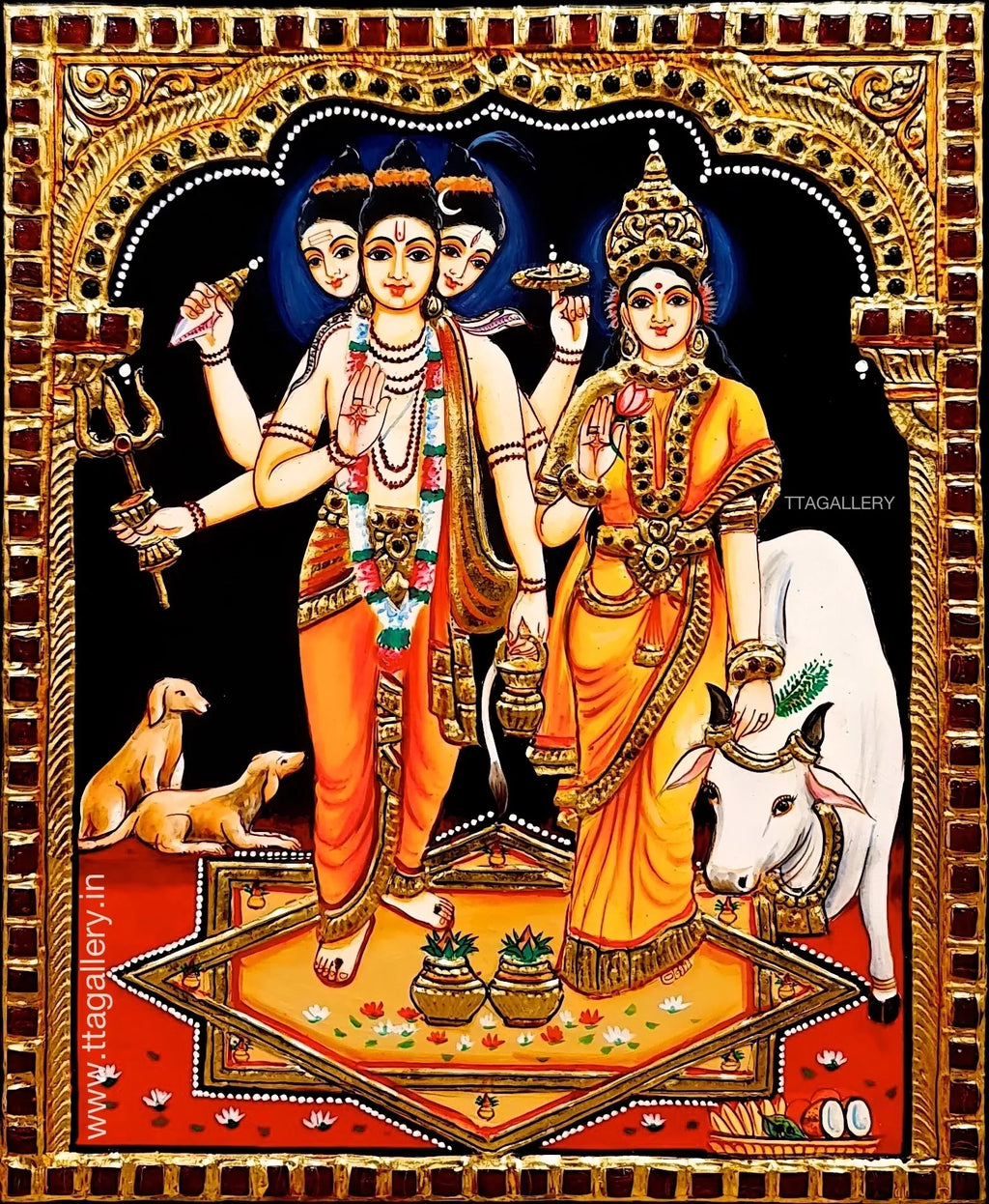 Datta Tanjore Painting