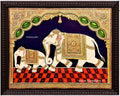 Elephant Tanjore Painting