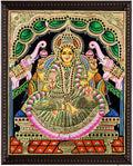 Gaja Lakshmi Tanjore Painting