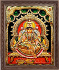 3D Gajalakshmi Tanjore Painting
