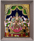Gajalakshmi Tanjore Painting