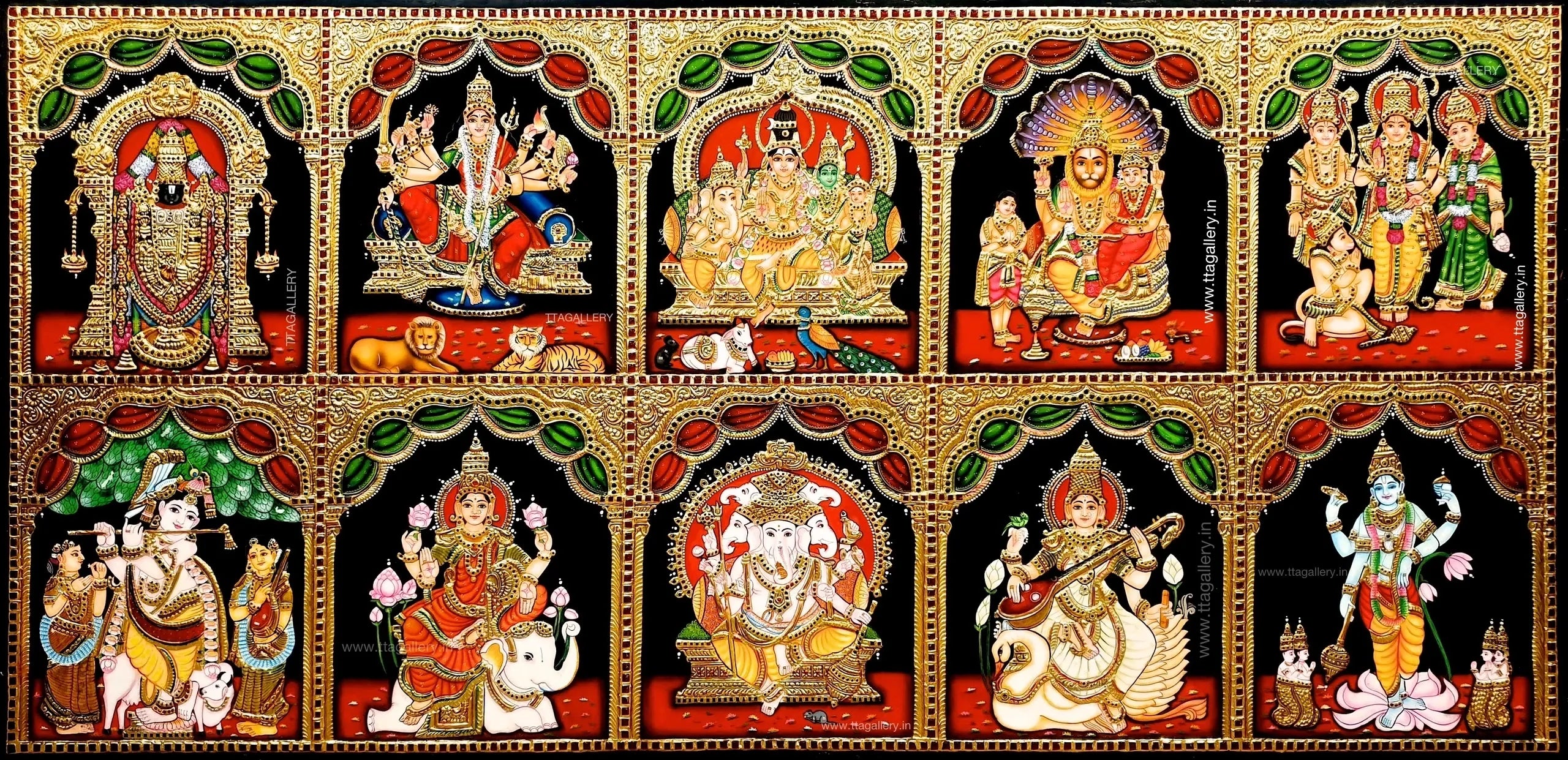 Pooja Painting Tanjore Painting