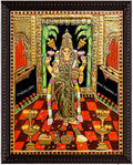 Graha Lakshmi Big Tanjore Painting
