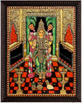 Grahalakshmi 2 Traditional Tanjore Painting