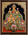 Guberalakshmi 2 Large Tanjore Painting