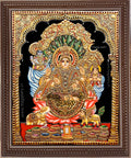 Guber Lakshmi Tanjore Painting