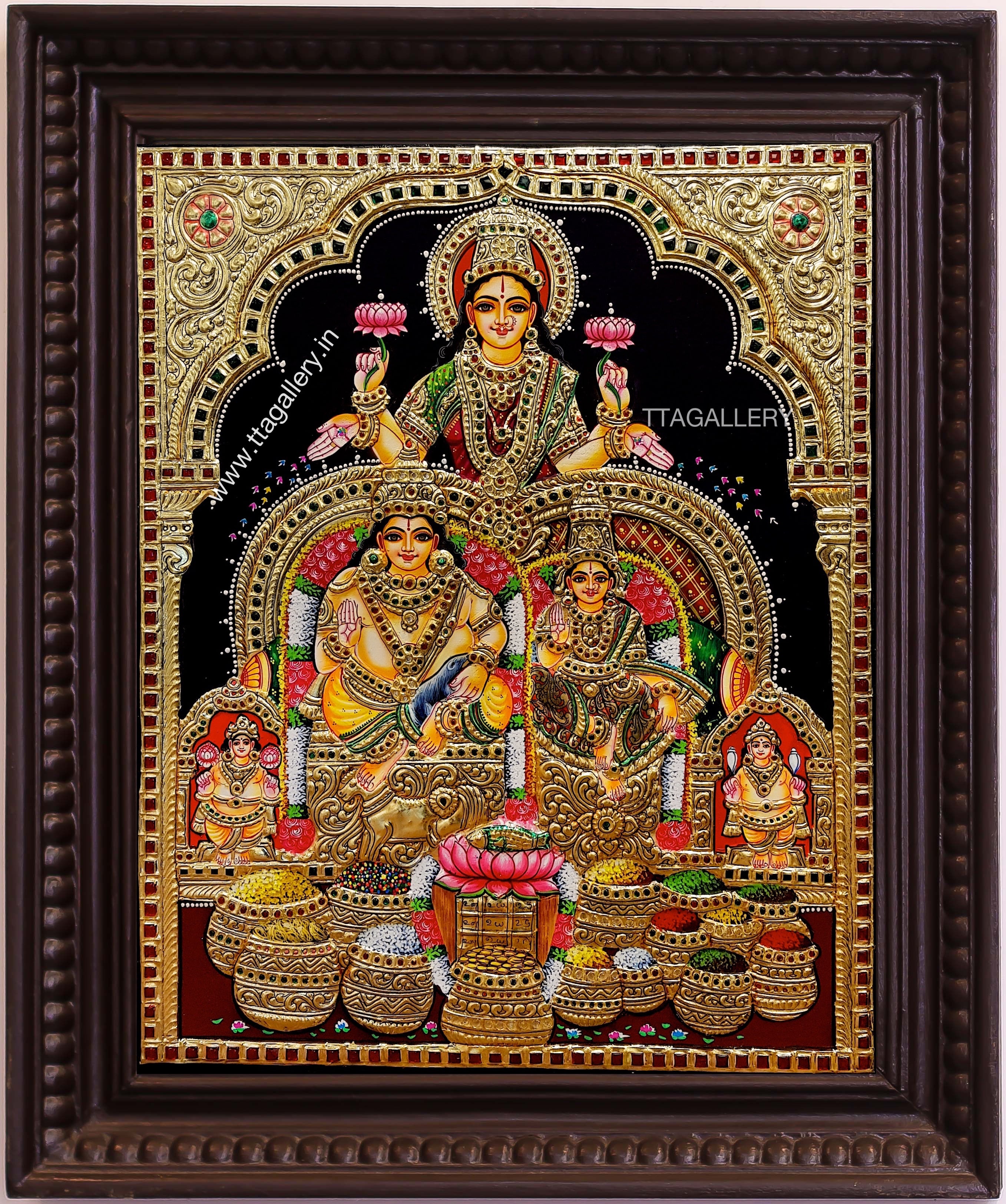 Gubera Lakshmi Tanjore Painting