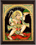Hanuman 8 Tanjore Painting