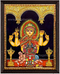 Maasaniamman Traditional Tanjore Painting