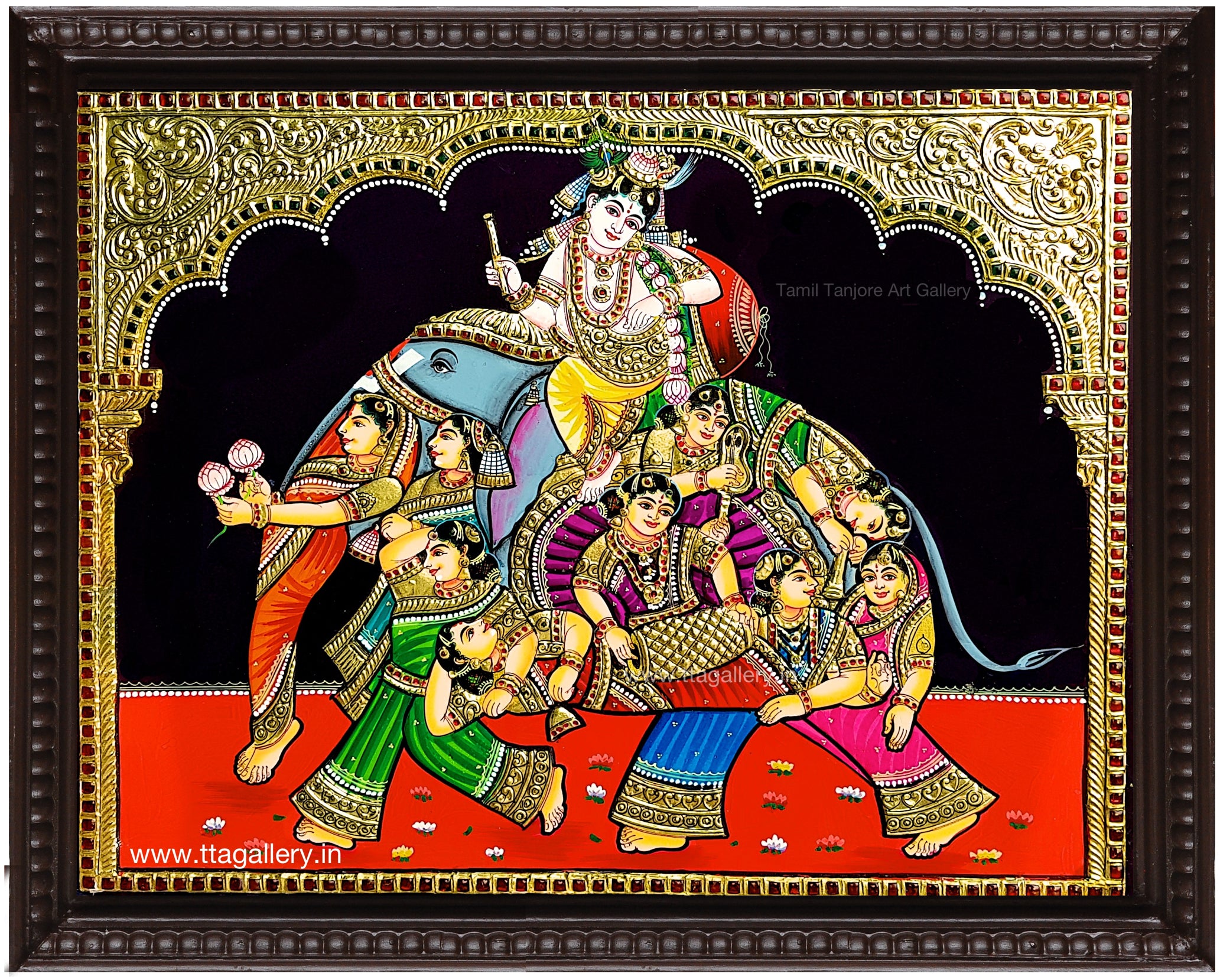 Iravatham 2 Tanjore Painting