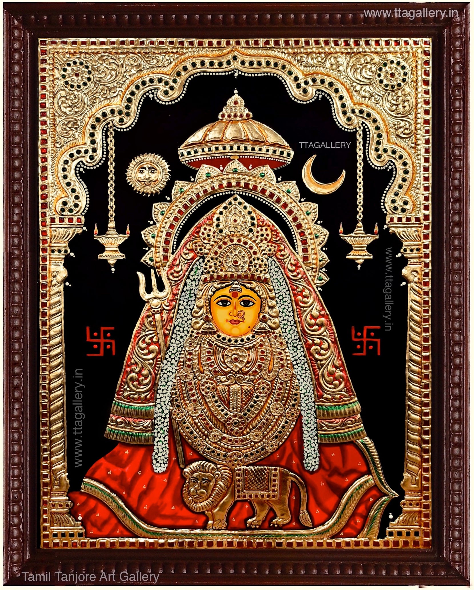 Jai Mata Ji Tanjore Painting