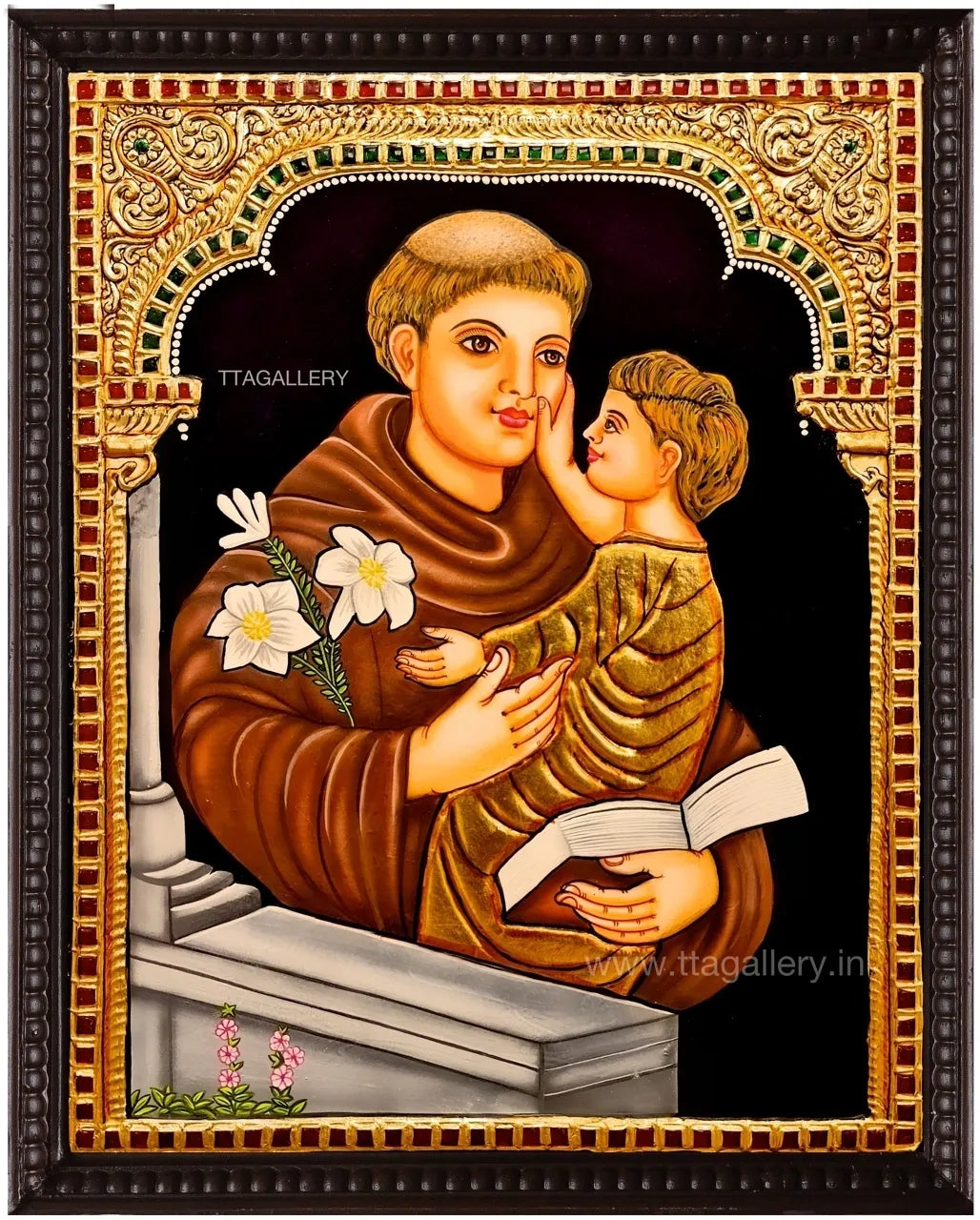 ST Anatony Traditional Tanjore Painting