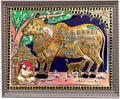 Komadha / Surabhi 2 Tanjore Painting