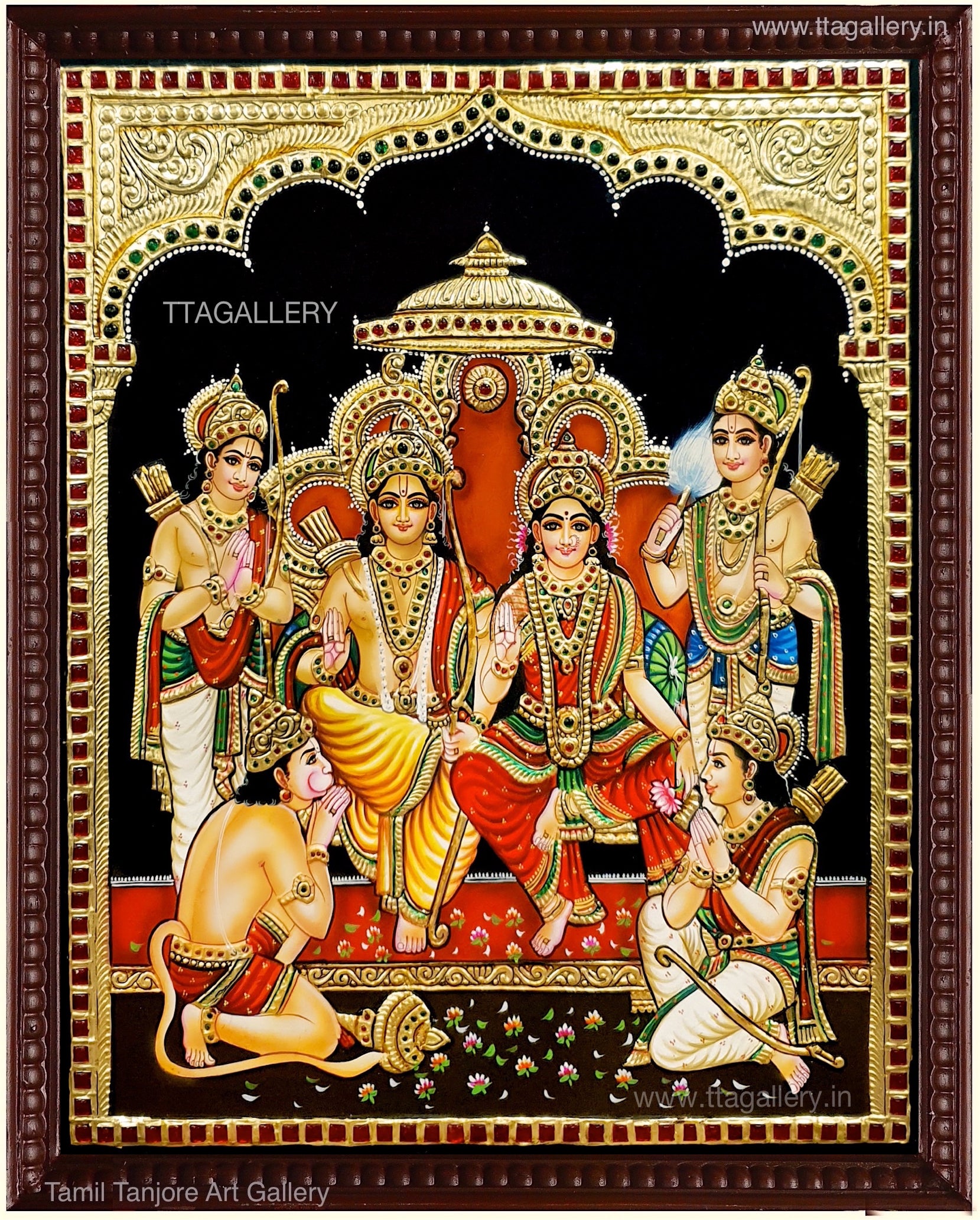 Kothanda ramar Tanjore Painting