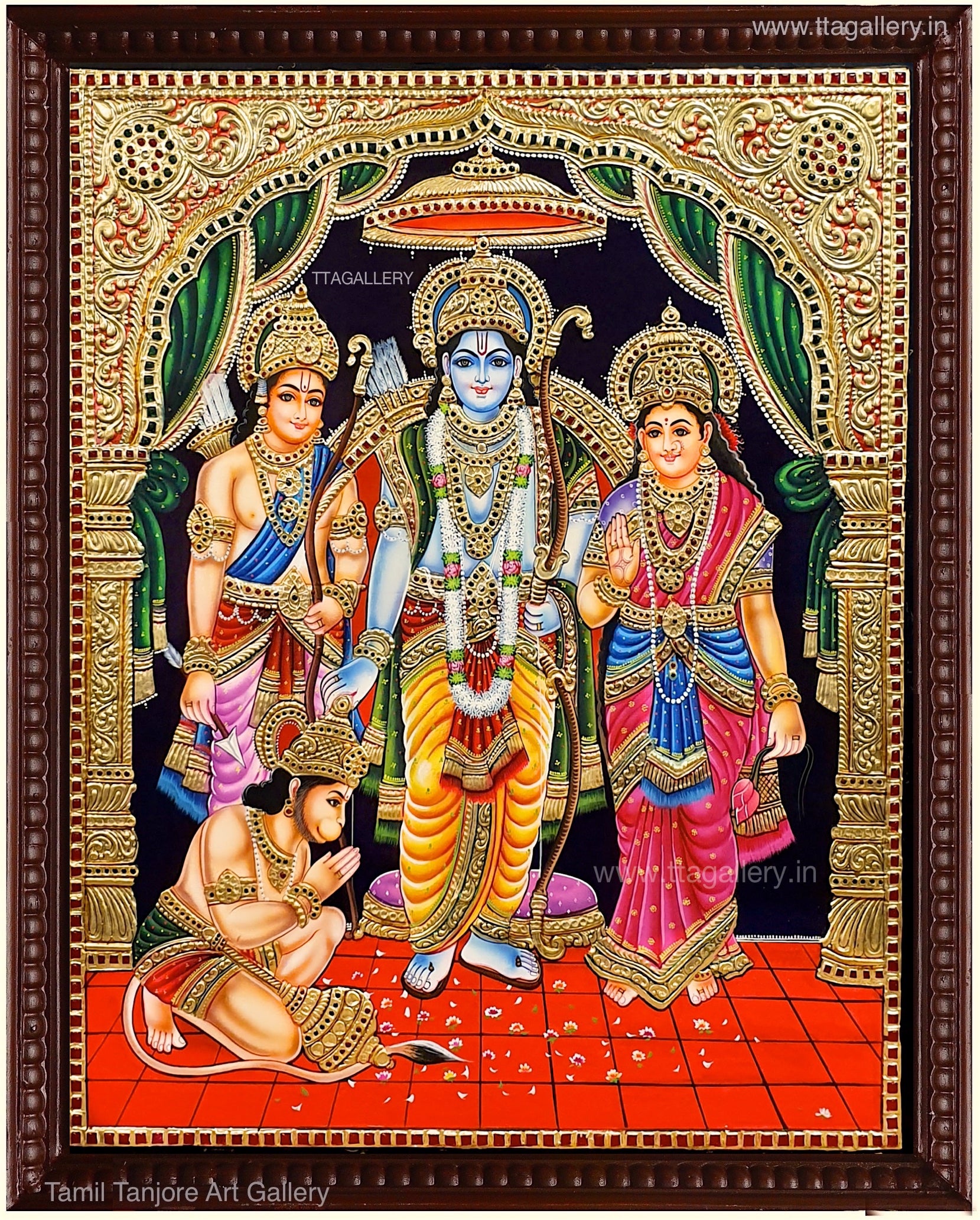 Kothanda Ramar 1 Tanjore Painting